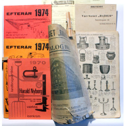 Varehuset Radius Katalog 1916. Harald Nyborg 1970-74.