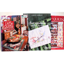 Året igennem i stitchery og farve. Little Quilts. Scrap Quilts