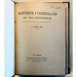 Klitterne i Vestjylland og paa Bornholm