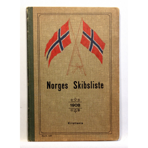 Norges Skibsliste 1908