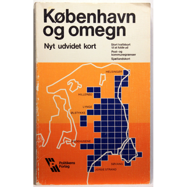 København og omegn. Nyt udvidet kort