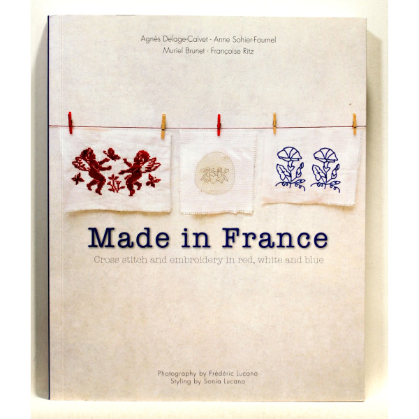 Made in France. Cross-stitch and Embroidery in Red, White and Blue