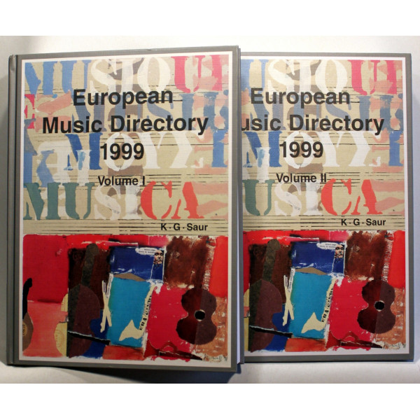 European Music Directory 1999. Volume 1 + 2