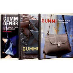 Gummi - Tasker, flet og smykker. Gummi og genbrug - Sy af traktor, trailer og cykelslanger