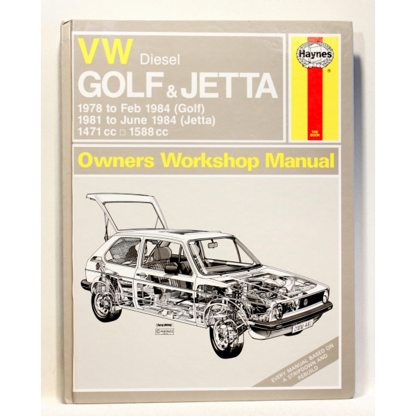 Volkswagen Diesel Golf 1978-84. Owner's Workshop Manual