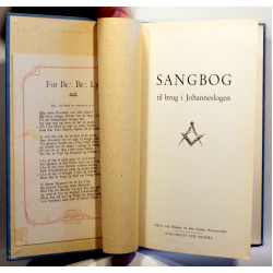Sangbog til brug i Johanneslogen