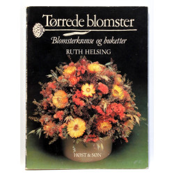 Tørrede blomster. Blomsterkranse og buketter