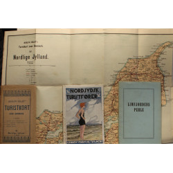 Limfjordens Perle. Nordjydsk Turistfører. Turistkort Nordlige Jylland.