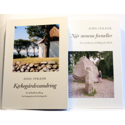 Når stenene fortæller. Fra istidssten til Blågårds Plads. Kirkegårdsvandring. En billedfortælling fra besøg på jyske kirkegårde. 2 stk.