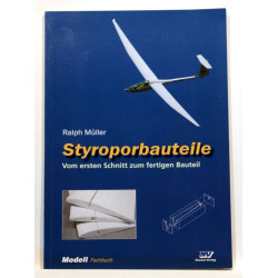 Styroporbauteile. Vonersten Schnitt zum fertigen bauteil