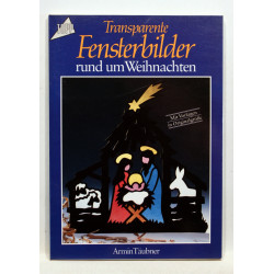 Transparente Fensterbilder rund um Weihnachten