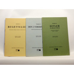 Teksthefte til: Besættelsen, Den 2. Verdenskrig, Hitler. 3 stk.