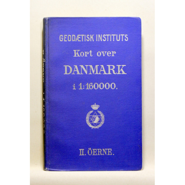 Geodætisk Instituts kort over Danmark. Øerne