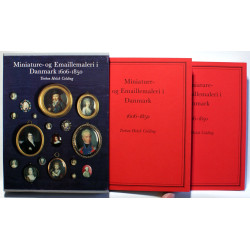 Miniature- og emaillemaleri i Danmark 1606-1850. 2 bind.
