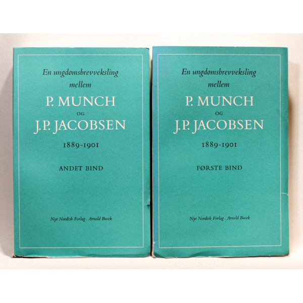 En ungdomsbrevveksling mellem P. Munch og J.P. Jacobsen 1889-1901. 1-2 Bind.