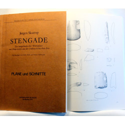 Stengade. Ein langeländischer Wohnplatz mit Hausresten aus der frühneolithischen Zeit. 2 stk.