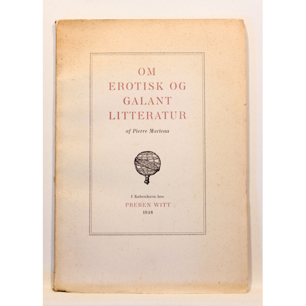 Om erotisk og galant litteratur 