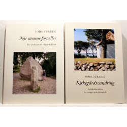 Når stenene fortæller. Fra istidssten til Blågårds Plads. Kirkegårdsvandring. En billedfortælling fra besøg på jyske kirkegårde. 2 stk.