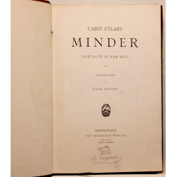 Carit Etlars minder. Fortalte af ham selv