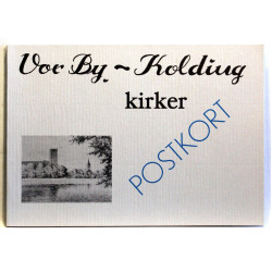 Vor By - Kolding kirker. Postkort