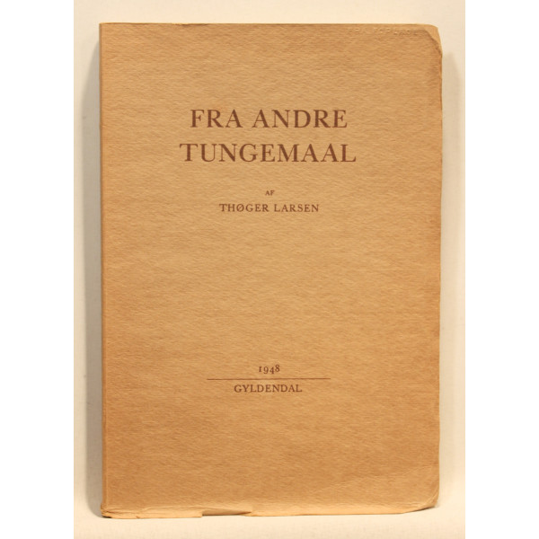 Fra andre Tungemaal