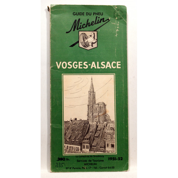 Guide Michelin Vosges-Alsace 1948