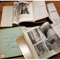 The Effects of Strategic Bombing on The German War Economt. U. S. Strategic Bombing Survey. 4 Stk.