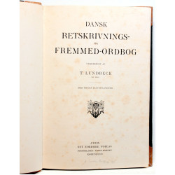 Dansk retskrivnings - og Fremmed - ordbog