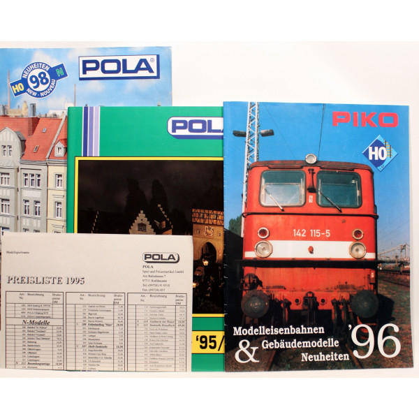 PIKO, POLA Catalogue. 3 stk.