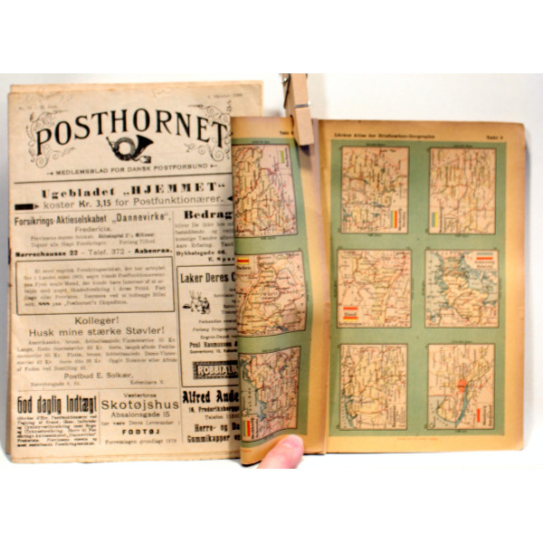 Luckes Atlas der Briefmarken-Geographie. Posthornet 1920 og 1921