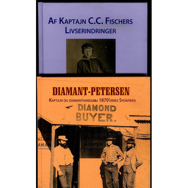 Af kaptajn C.C. Fischers livserindringer. Diamant-Petersen. Kaptajn og diamanthandler i 1870'ernes Sydafrika. 2 stk.