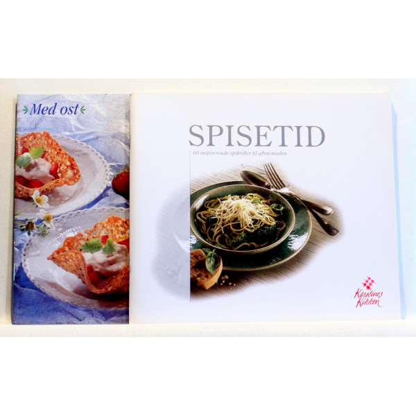 Spisetid. 60 inspirerende opskrifter til aftensmaden. Med Ost. 2 stk.