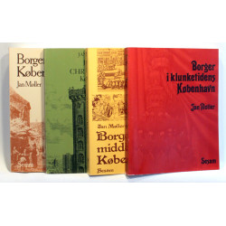 Borger i middelalderens København. Borger i voldens København. Borger i Christian 4´s København. Borger i klunketidens København.
