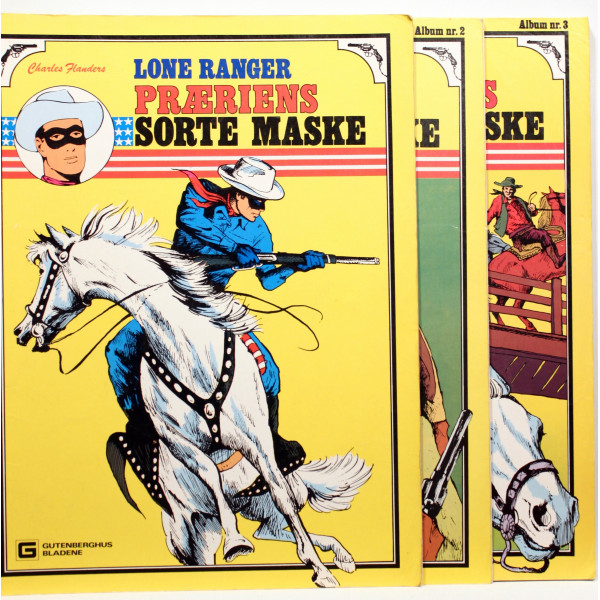Lone Ranger. Præriens sorte maske nr. 1 + 2 + 3 