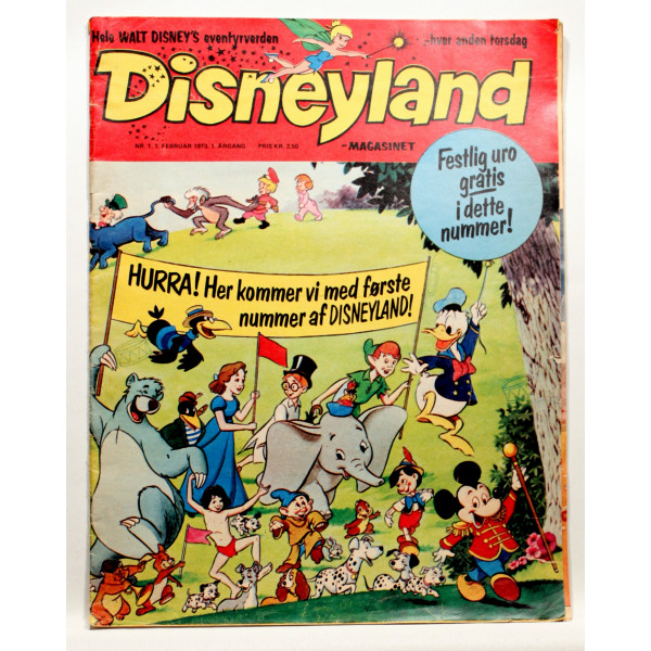 Disneyland-magasinet 1. 1. Årgang.