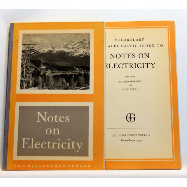 Notes on Electricity. 2 stk.