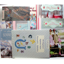 Tildas Håndarbejde. Alphabet styles. Sunflower stitching. 8 stk.