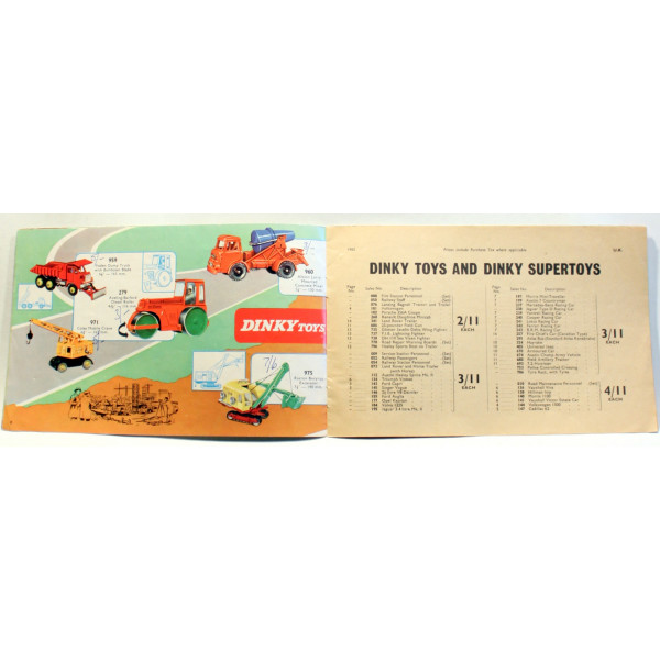 Dinky Toy original Catalogue 1965