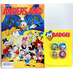 Anders And Og Co. Nr. 31. 2013. Med badges