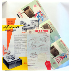 Herofon Radio. Arena Baandoptager med kasette. 3 stk.