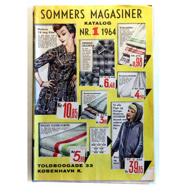 Sommers Magasiner. Katalog Nr. 1. 1964