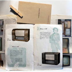 Bang & Olufsen (B&O) 41 B, 41 S, 41 K, 41 Chatol, Master de Luxe 41 RG. Radio-SMJ-Station. Eventyret Herofon.