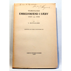 Optegnelser om verdslige Embedsmænd i Sæby 1525—ca. 1850