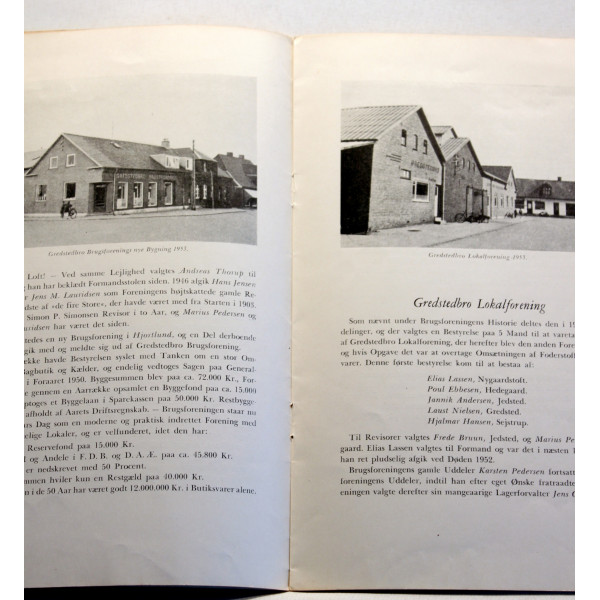 Gredstedbro Brugsforening og Gredstedbro Lokalforening 1903 - 1953