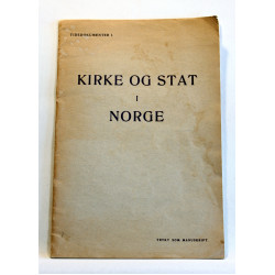Kirke og Stat i Norge
