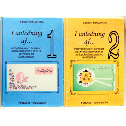 I anledning af. Indbydelseskort, bordkort og tændstikæske m.m. Bind 1 + 2.