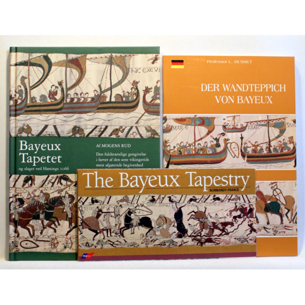 Bayeux tapetet og slaget ved Hastings 1066. Der Wandteppich von Bayeux
