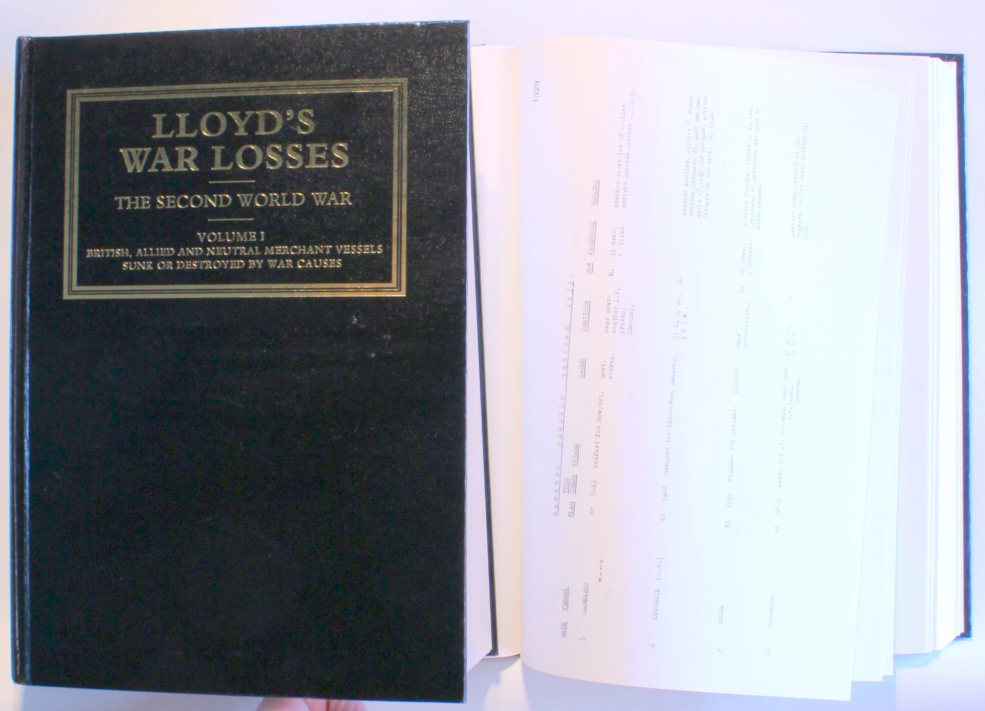 Lloyd’s War Losses – The Second World War 1939-1945. Volume 1 + 2