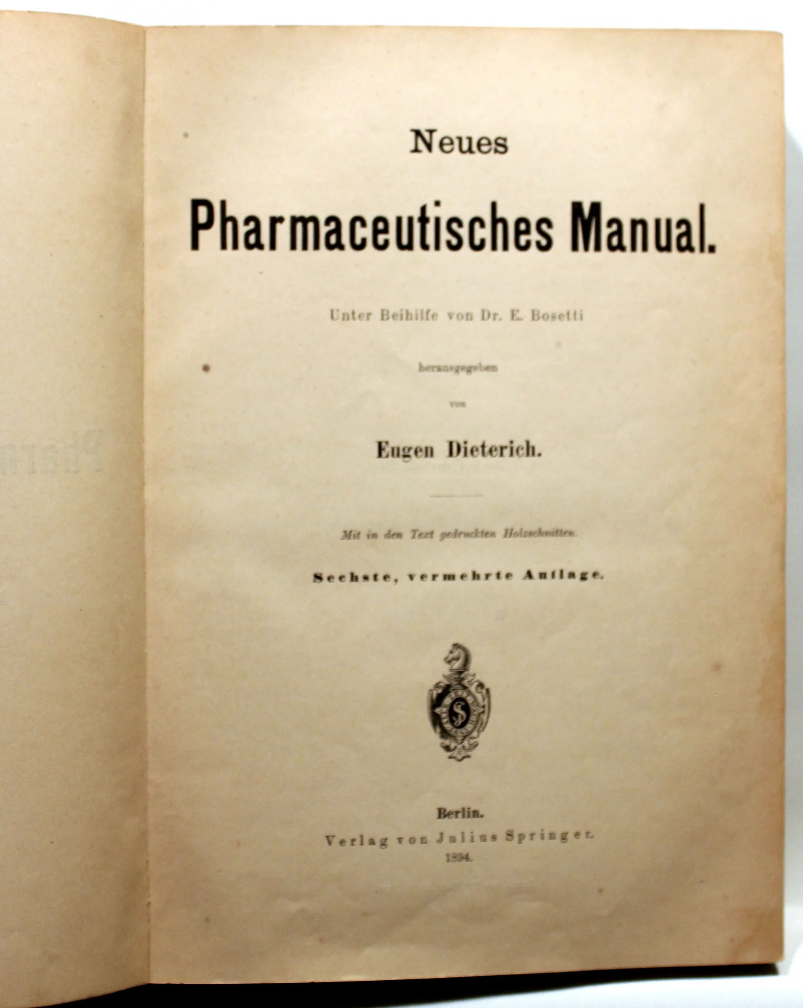 Neues Pharmaceutisches Manual