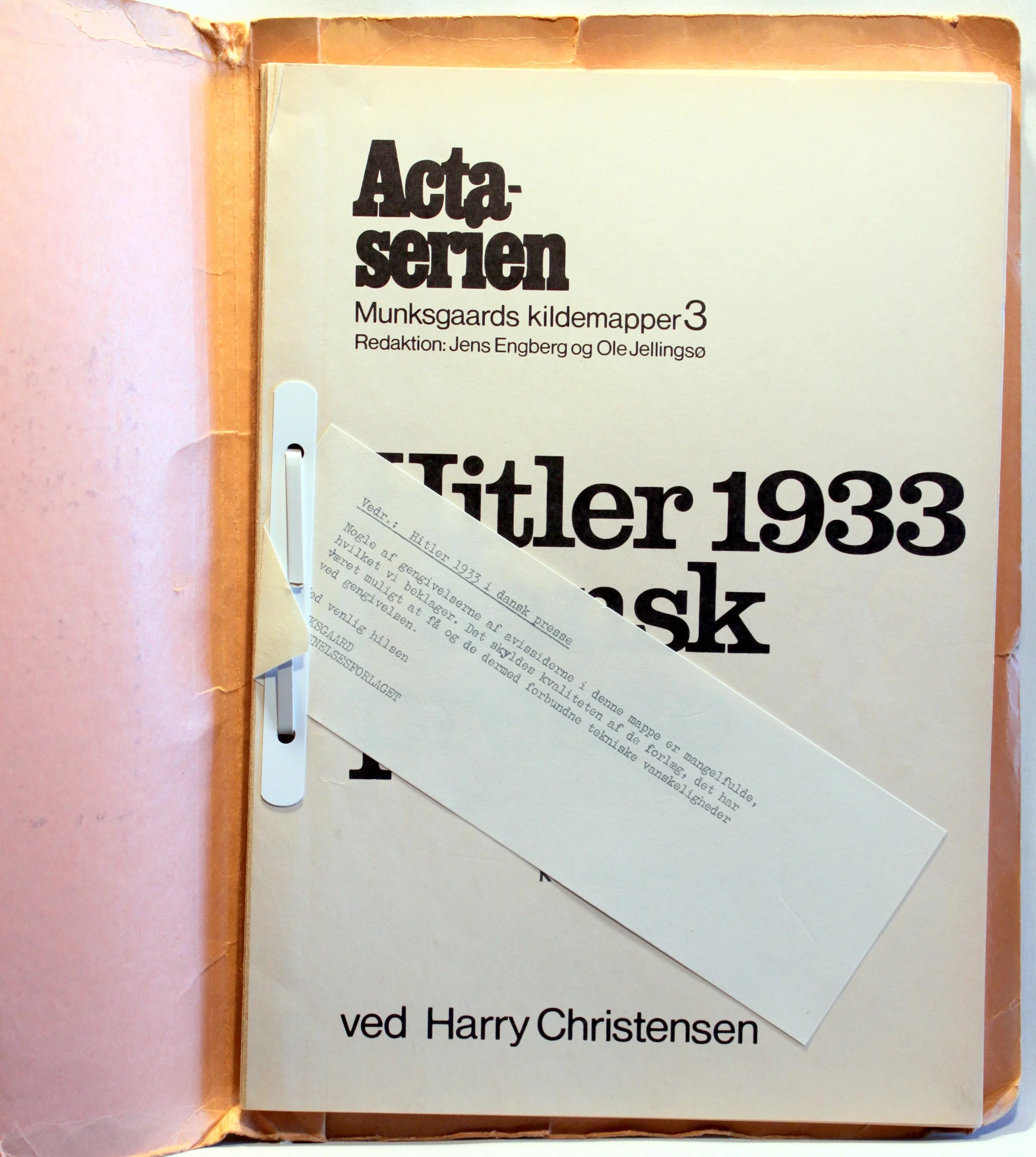 Hitler 1933 i dansk presse